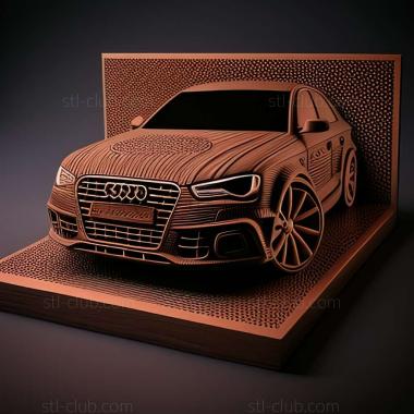 3D мадэль Audi S4 (STL)